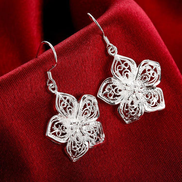 Enchanting Flowers Drop Earrings-Your Soul Place